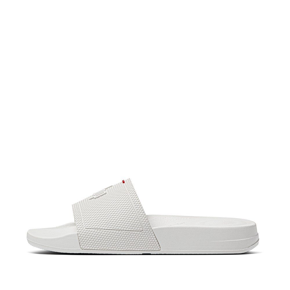 Fitflop Man Slides White - Iqushion Pool - MA4821507